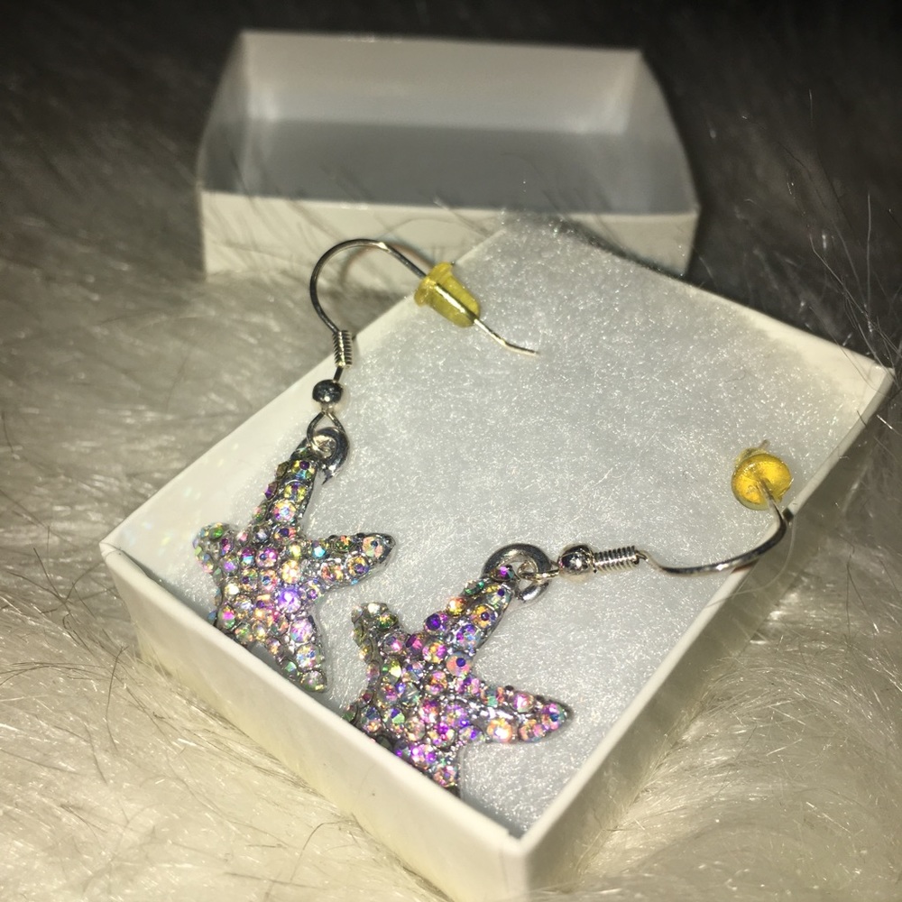 starfish earrings !!(: